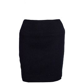 Chanel, Vintage black boucle skirt. Black