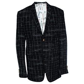 Thom Browne, Black tweed jacket Black