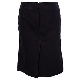 Costume National, Jeansrock mit Schlitz Braun