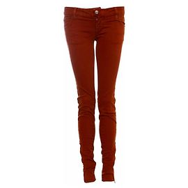 Dsquared2, orange/red biker jeans with silver hardware in size IT40/S. Multiple colors