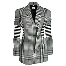 Burberry, black and white checkered blazer Multiple colors