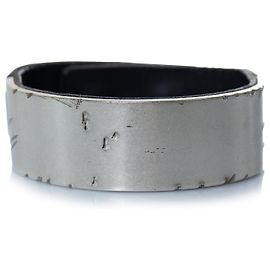 Maison Martin Margiela Maison Margiela, bracciale rigido in pelle e metallo Multicolore