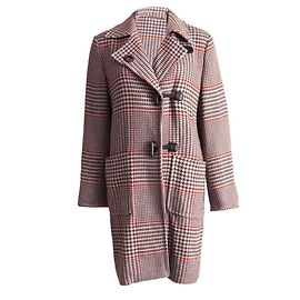 Etro, pied de poule coat in cashmere. Multiple colors