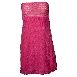 Missoni mare, vestido palabra de honor rosa Rosa