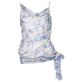 Diane Von Furstenberg, Assymetric cream colored top Multiple colors