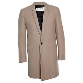 Saint Laurent, cappotto in lana e cashmere beige 2018 Marrone Beige