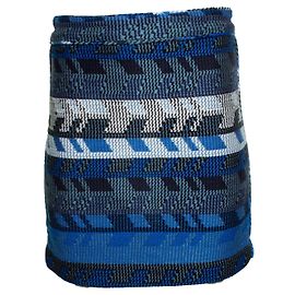 Maje, minigonna Jakarto blu e bianca Multicolore