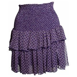 Maje Rock mit lila Blumenprint Joumi Lila