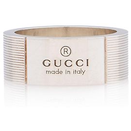 Anillo Trademark en plata de ley Gucci - Talla 6 3/4 Plata Metálico