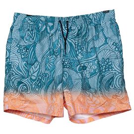 Dries van Noten, short de bain bleu et rose Multicolore