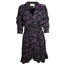 Ba&sh, Corazon Kleid mit Blumenprint Lila