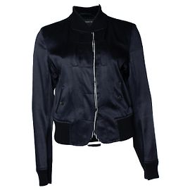 Ann Demeulemeester, bomber lucido Blu Blu navy