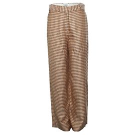 Lanvin, calça xadrez Multicor