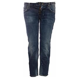 Dsquared2, vaqueros boyfriend azules Azul