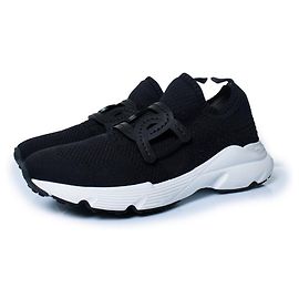 Tod's Tods, Kate Sneaker aus technischem Gewebe Schwarz