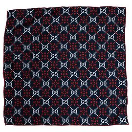 Gucci, Einstecktuch mit GG-Print Mehrfarben