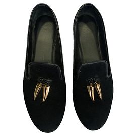 Mocassins en daim Giuseppe Zanotti Noir