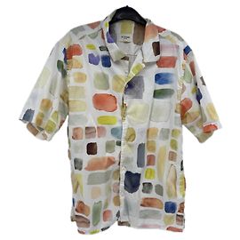 Autre Marque Camicia senza maniche multicolore Bianco
