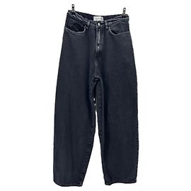 Autre Marque Vaqueros balloon de talle alto negros RONNY KOBO Negro