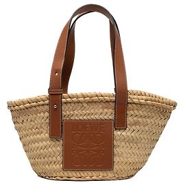 Panier Loewe Anagram Marron Beige