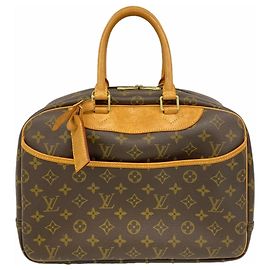 Borsa Louis Vuitton Monogram Deauville Marrone