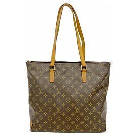 Bolsa Tote Louis Vuitton Monogram Cabas Mezzo Marrom