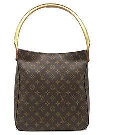 Bolsa de Ombro Louis Vuitton Looping GM Marrom