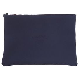 Hermès Hermes Neoban GM Nylon Handbag Pouch Blue