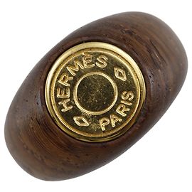 Hermès Anello Sellier Hermes Marrone