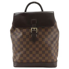 Louis Vuitton Soho Backpack Brown Damier ebene