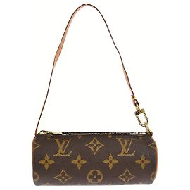 Louis Vuitton Papillon Pochette Monogram Canvas Mini Marrone