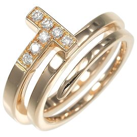 Tiffany & Co. T-Square Wrap Ring in 18K Roségold Andere