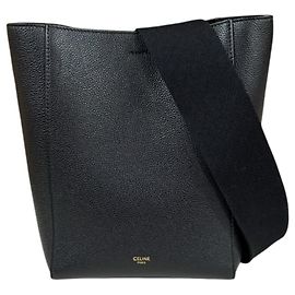 Céline Celine Sangle Bucket Small Schultertasche Schwarz