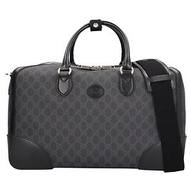 Borsa Spolverino Gucci Interlocking G Marrone Nero