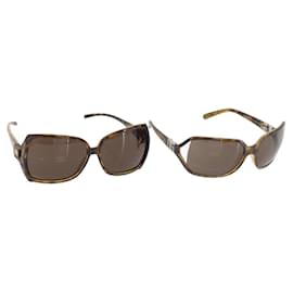 Dolce & Gabbana DOLCE&GABBANA Tortoise Pattern Sunglasses plastic 2 Set Brown Auth 178392 Brown