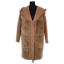 Rizal Casaco de cashmere camel Camelo