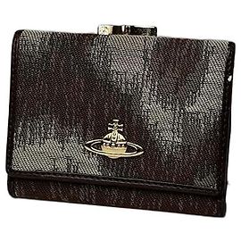 Vintage Vivienne Westwood Leather Card Holder Brown Brown