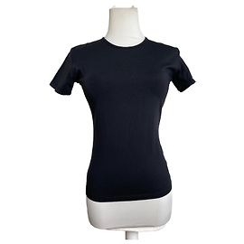 T-shirt in cotone vintage Fendi nera Nero