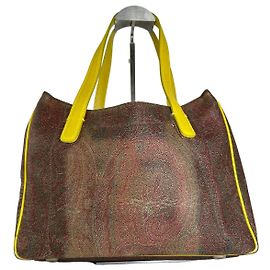 Autre Marque Etro Paisley Pattern Multicolor Fabric Tote Bag Multiple colors