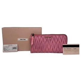 Cartera acolchada vintage Miu Miu rosa Rosa