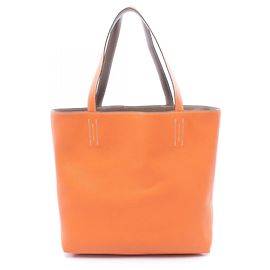 Hermès Sac cabas Hermes Double Sens 45 Orange