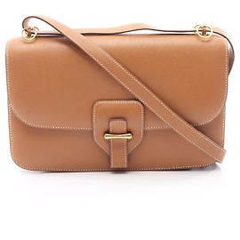 Hermès Sac à l'épaule Hermes Dolly Gold Marron