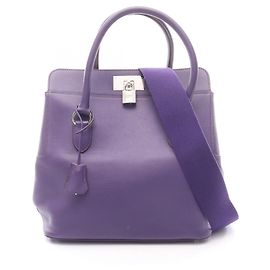 Hermès Bolsa 2-Way Hermes Toolbox 26 Ultraviolet Roxo