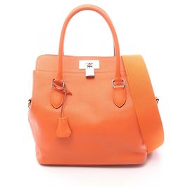 Hermès Bolsa Hermes Toolbox 26 Laranja Laranja