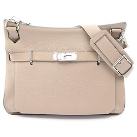 Hermès Bolsa Hermes Jypsiere 34 Tourterelle Grey Bege