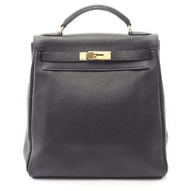Hermès Hermes Kelly Ad GM Backpack/Handbag Black