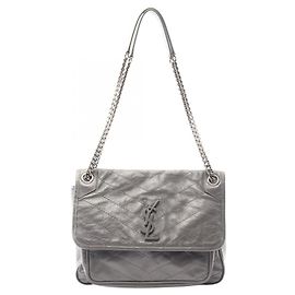 Bolsa de Ombro NIKI Medium Yves Saint Laurent Marrom