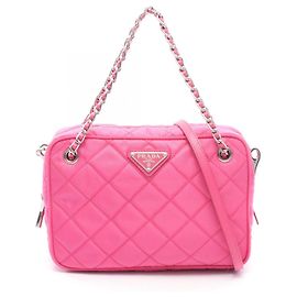 Prada Pink 2-Way Handbag Pink