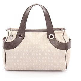 Bulgari Borsa Bvlgari Logomania Marrone Beige