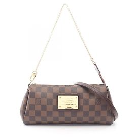 Sac à main 2-Way Louis Vuitton Eva Damier Ebene Marron